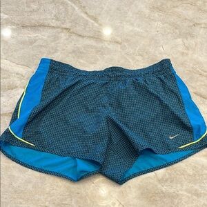 Nike | Dri-FIT Lined Running Shorts | Blue & Black | Medium